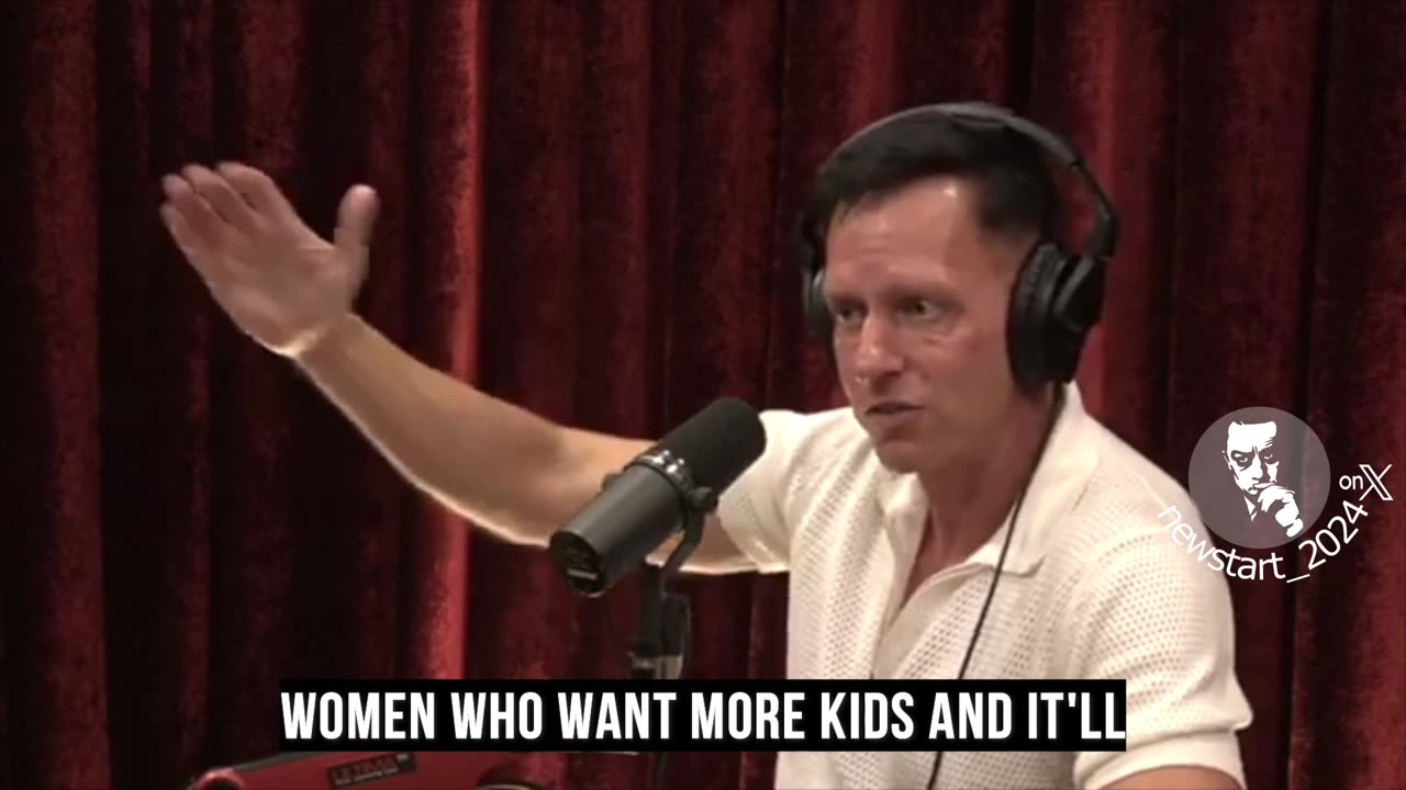 Peter Thiel about falling birthrates