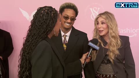 Cher GUSHES Over BF Alexander ‘AE’ Edwards’ Support at VS Fashion Show (Exclusive)