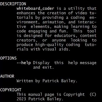 linux: making a man page