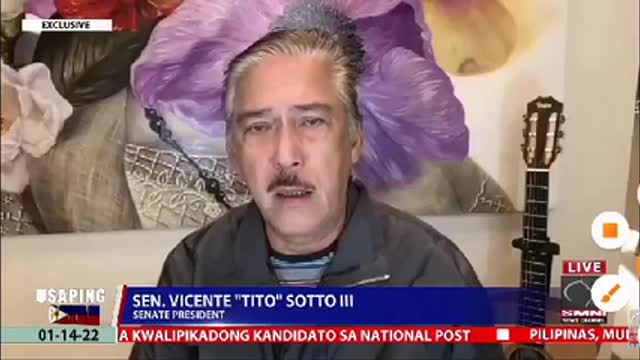 Sen. Sotto - “unvaxxed being discriminated”