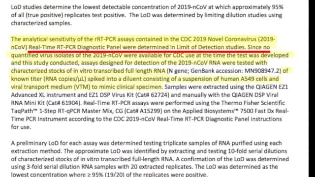 PCR scam.