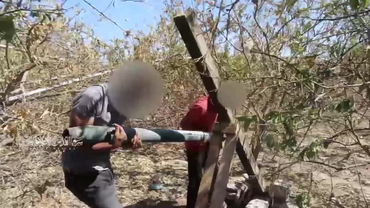 Al-Quds Brigades shows scenes of the bombing of the occupied city of Ashkelon