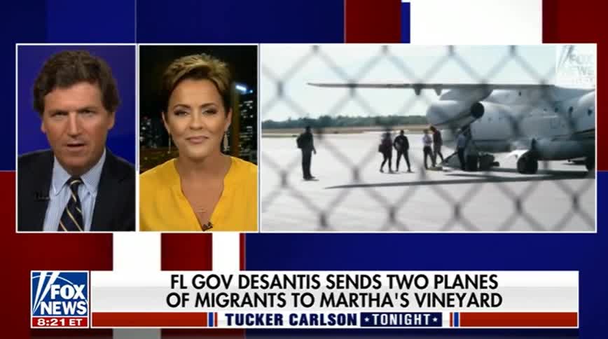 Kari Lake tells Tucker that she will declare a border invasion on day 1 if elected Governor
