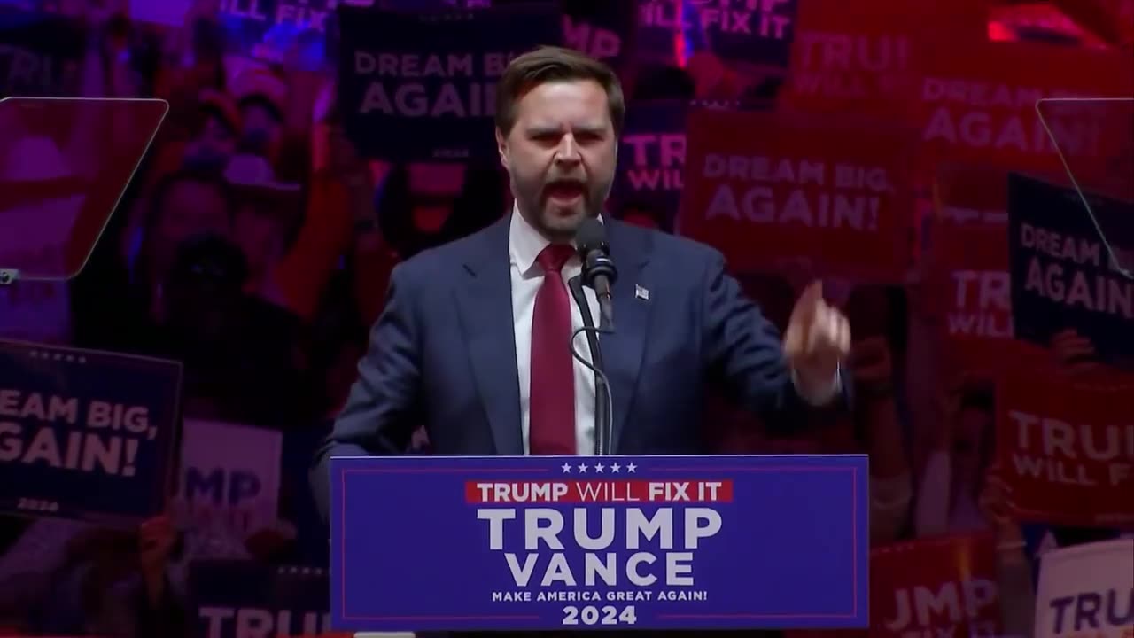 JD Vance full speech at rally in Madison Square Garden (Oct. 27, 2024)