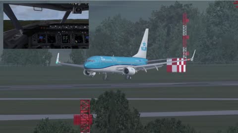 Watch as This KLM Boeing Nails the Landing in Vienna! 👏✈️ (FSX) - The Delta Virutal