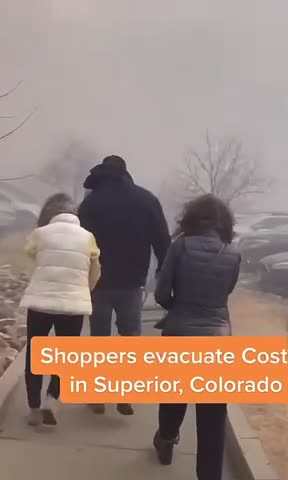 Residents in Superior, Colorado were ordered to evacuate due to grassfire