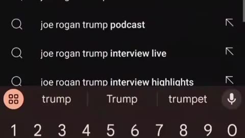 YouTube Does Not Return Link to the Full Joe Rogan/Trump Interview, No Matter What You Search For