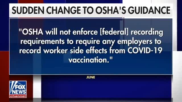 OSHA told to hide evidence of side effects of covid vaccines.