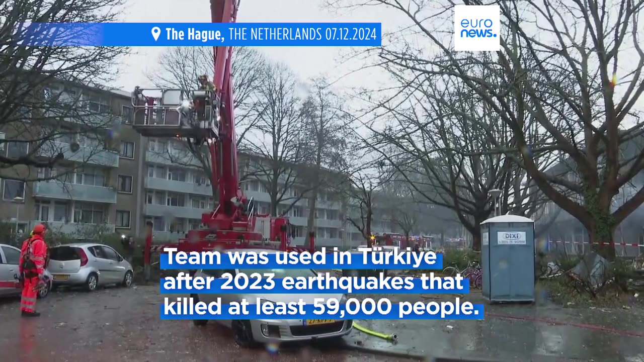 At least five killed after explosion rips through apartment in Dutch city The Hague