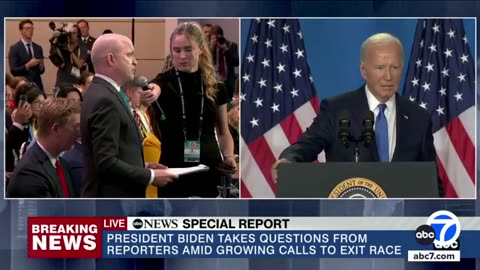 Biden refers to "Vice President Trump" | ABC7