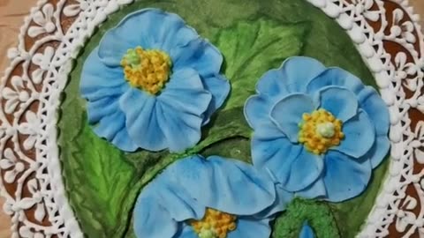 Видеоурок🌸Как сделать красивый пряник без заливки