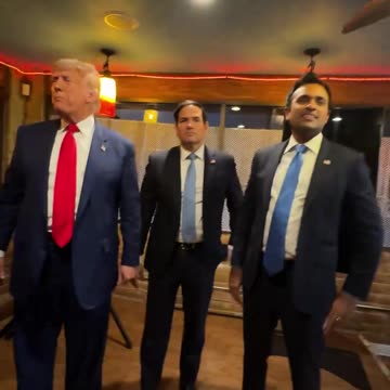 Trump, Marco Rubio, and Vivek Ramaswamy visit in Las Vegas