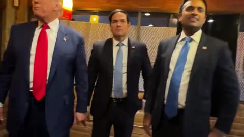 Trump, Marco Rubio, and Vivek Ramaswamy visit in Las Vegas