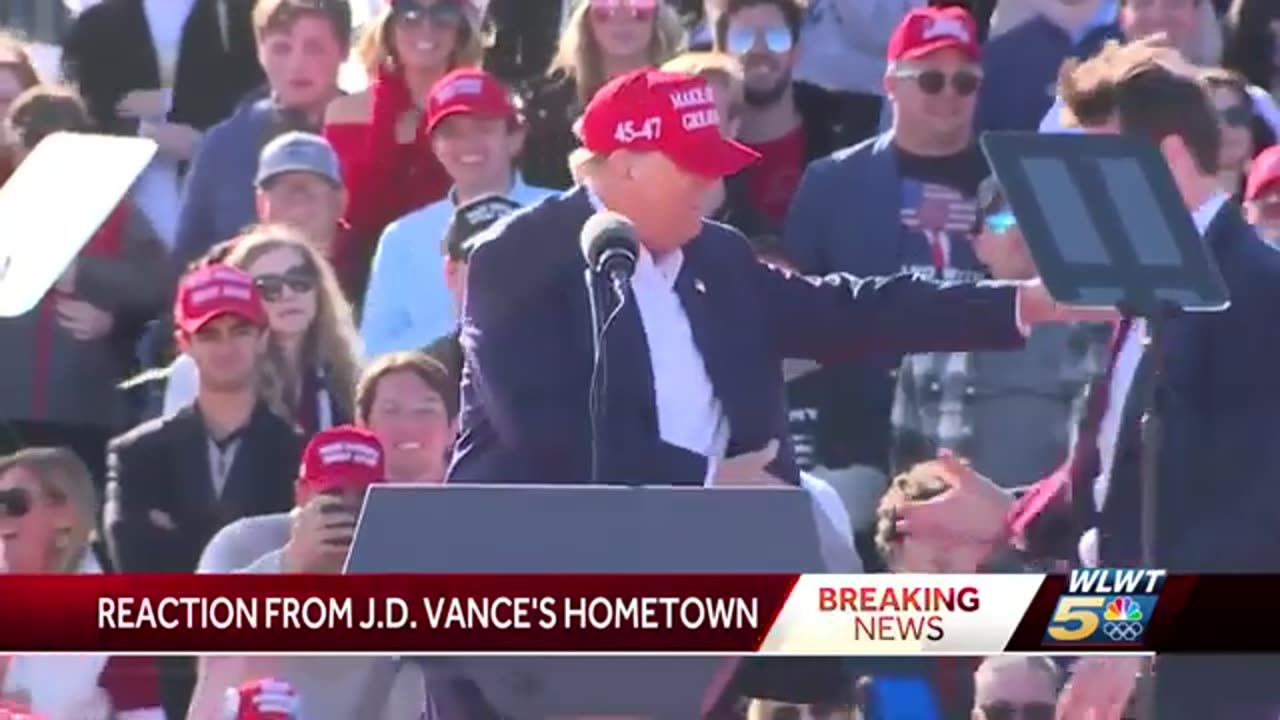 OHIO...Middletown reacts to Ohio Sen. Vance becoming Donald Trump's running mate