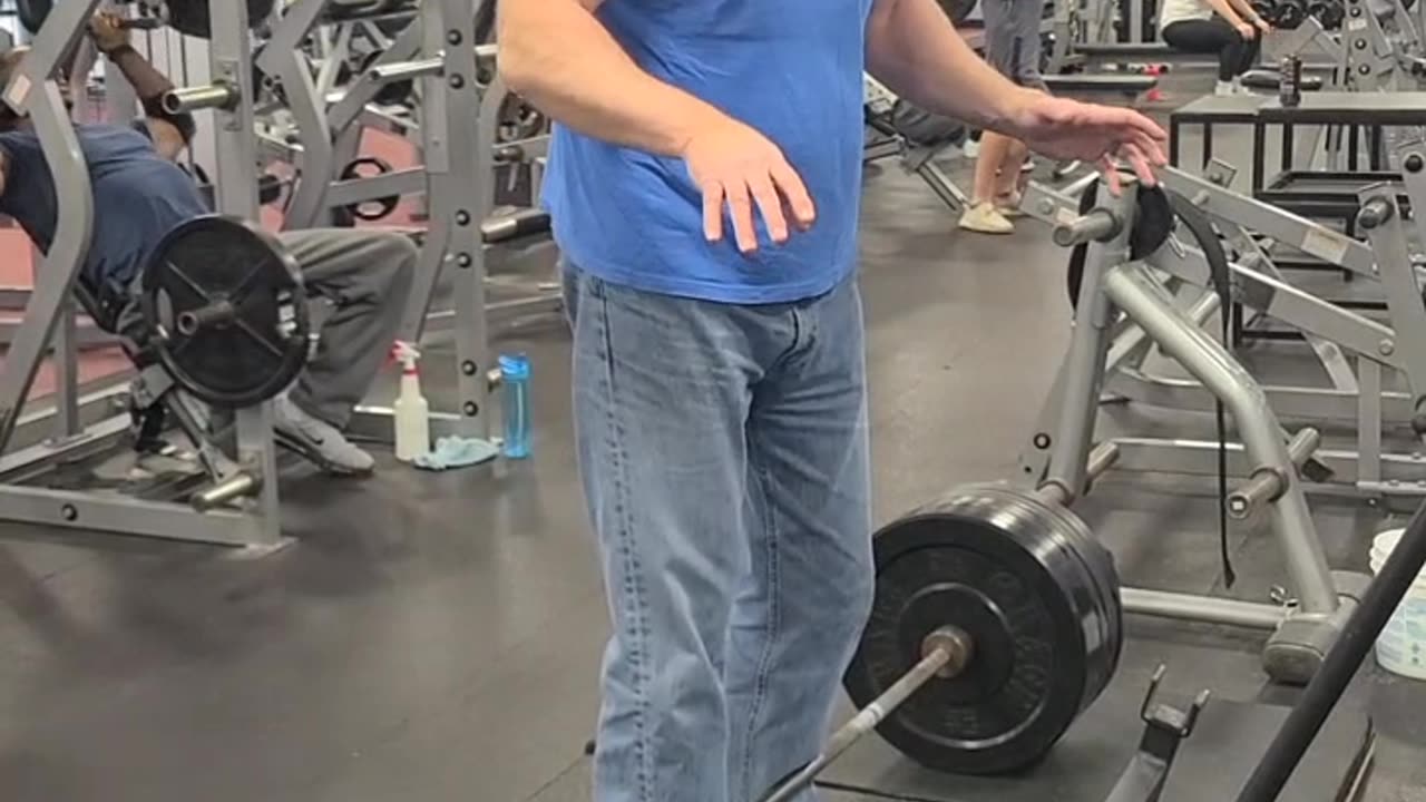 405lbs deadlift , Crazy old man