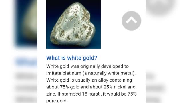 Learn in 30 sec how much Gold Silver copper found in the world what is white gold