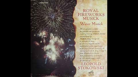 Handel - Water Music-Fireworks Music-Stokowski-RCA Symphony (1962) [Complete LP]