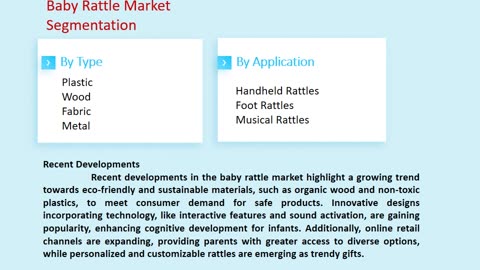 Growth Opportunities in the Baby Rattle Market: Forecast to 2033