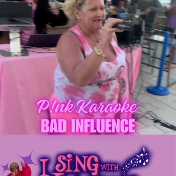 Pink Karaoke | Bad Influence Cover | I Sing With Jeannie Magical Karaoke