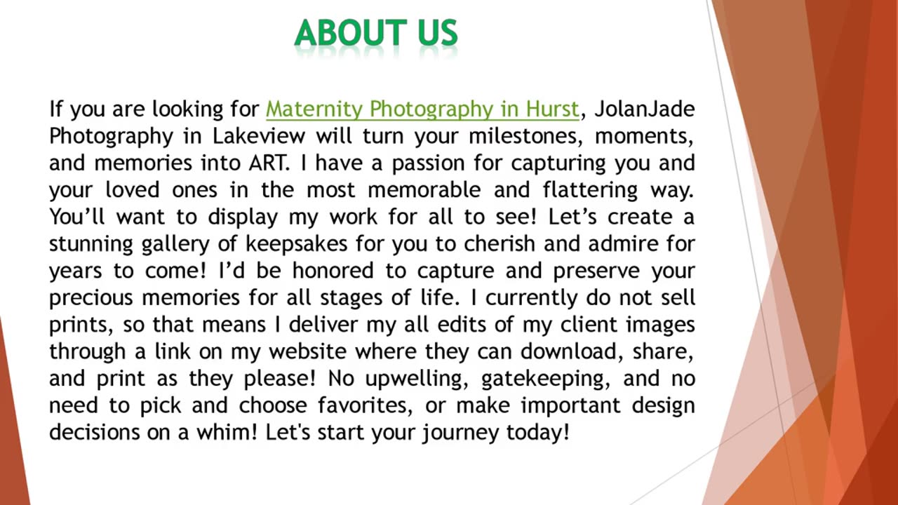 If you are looking for Maternity Photography in Hurst