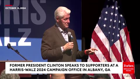 'This Man Was A Significant Congressman'- Bill Clinton Praises Tim Walz In Georgia