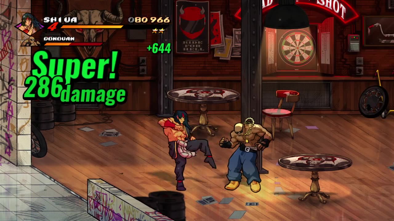 Playing Streets of rage 4 Arcade mode Shiva