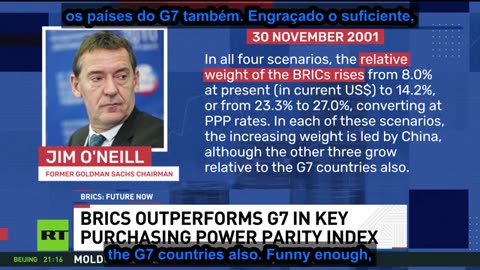 O BRICS superou o G7 no principal índice de paridade do poder de compra