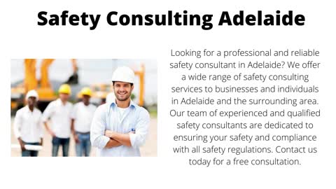 Safety Consulting Adelaide