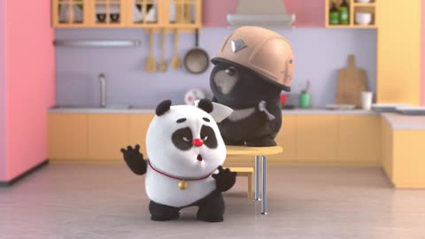 BAMBOO PANDA DISCO KITCHEN| LITTLE PUFF