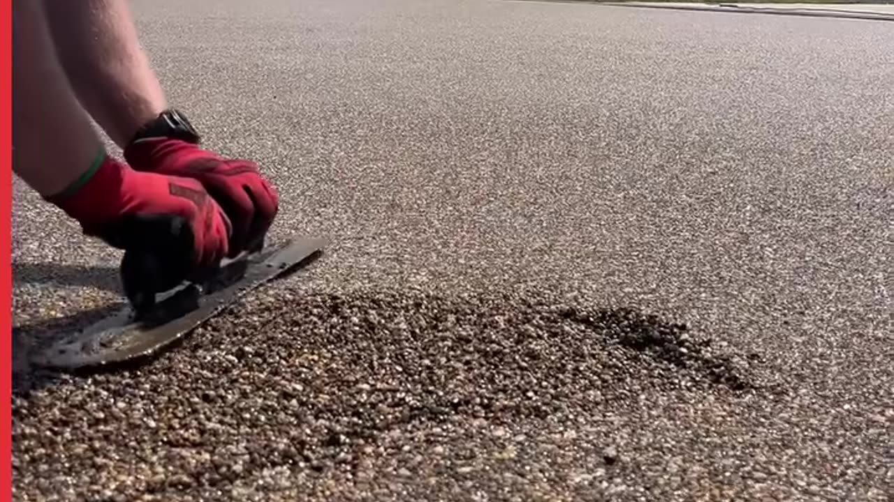 How resin driveways are laid