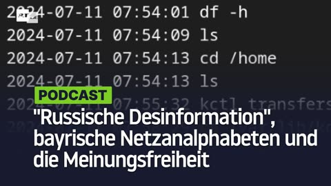 "Russische Desinformation", bayrische Netzanalphabeten und die Meinungsfreiheit