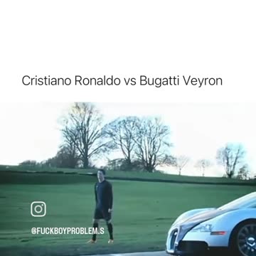 Cristiano Ronaldo Vs Bugatti Veyron
