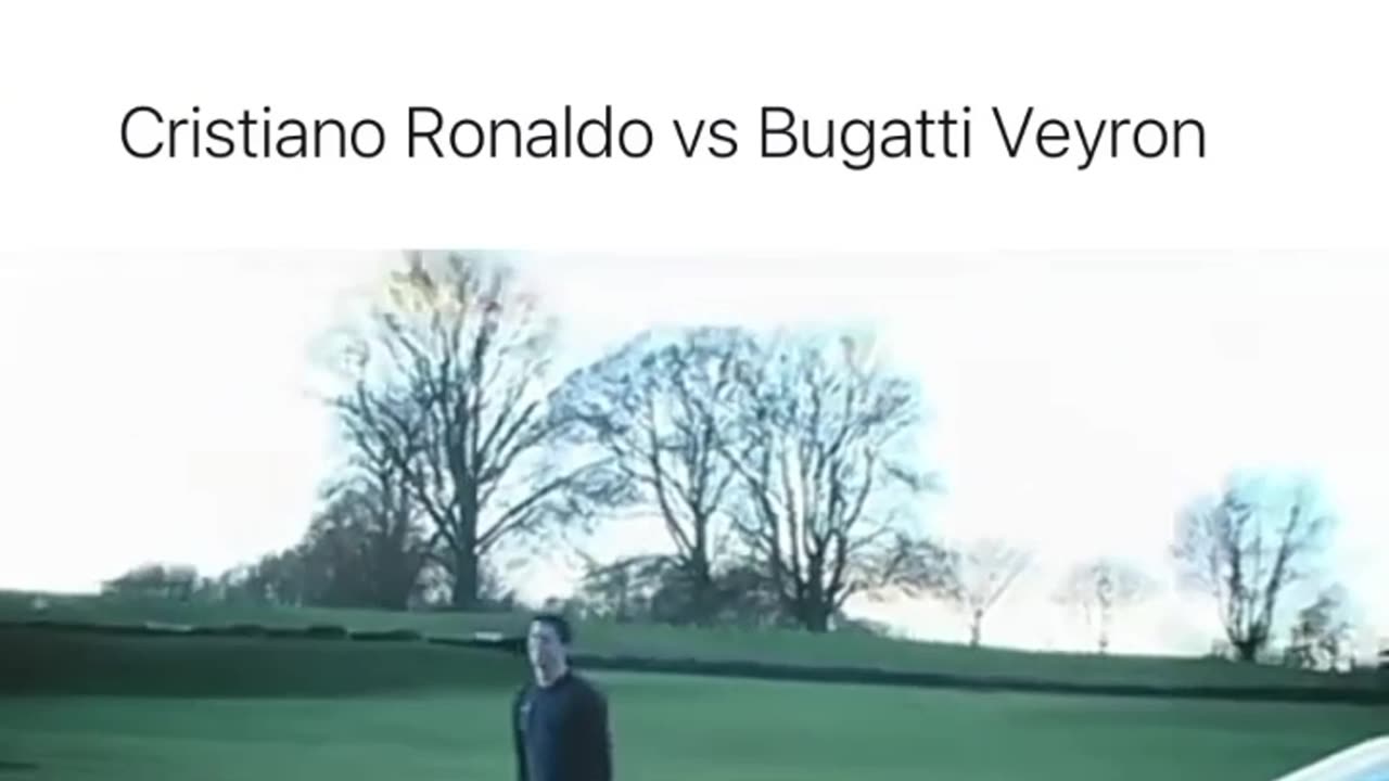 Cristiano Ronaldo Vs Bugatti Veyron