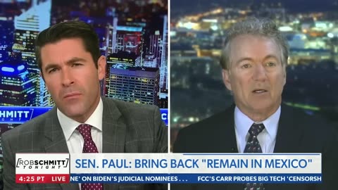 Rand Paul explains where Trump should 'think twice' on deportation operation | Rob Schmitt