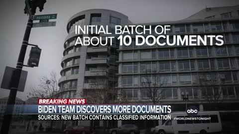 Mor classified documents found in Biden's old office