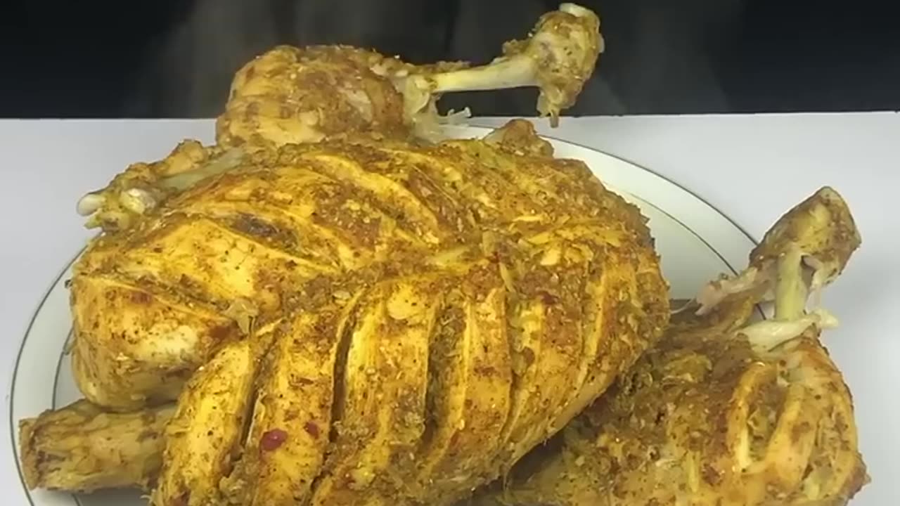 Chicken Steam Roast asmr food