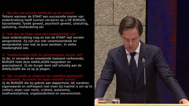 Mark Rutte citeert Abraham Kuyper