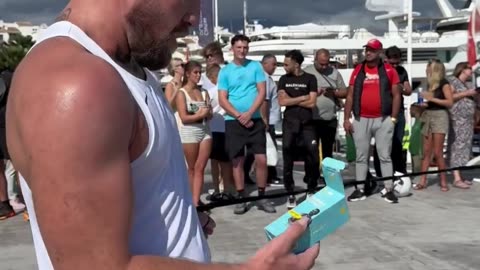 Pads at the yachtsy with Conor McGregor