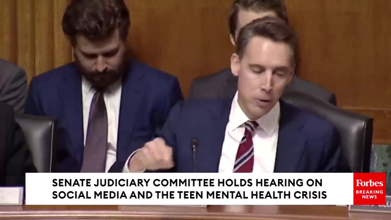 'A Vast Pedophile Network': Josh Hawley Decries Predation Of Children On Meta's Platforms