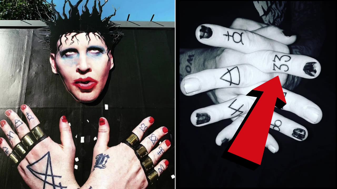 RAISE SATANS RED FLAG FOR BLOOD COMMUNISM MARILYN MANSON RETURNS TO DECLARE WAR ON CHRISTIANS