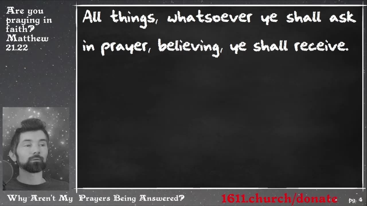 Why Aren't my Prayers Being Answered? (King James Bible Study)