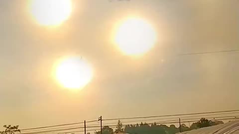 3 suns appear in China, is this the result of the Chinese artificial Sun experiments?