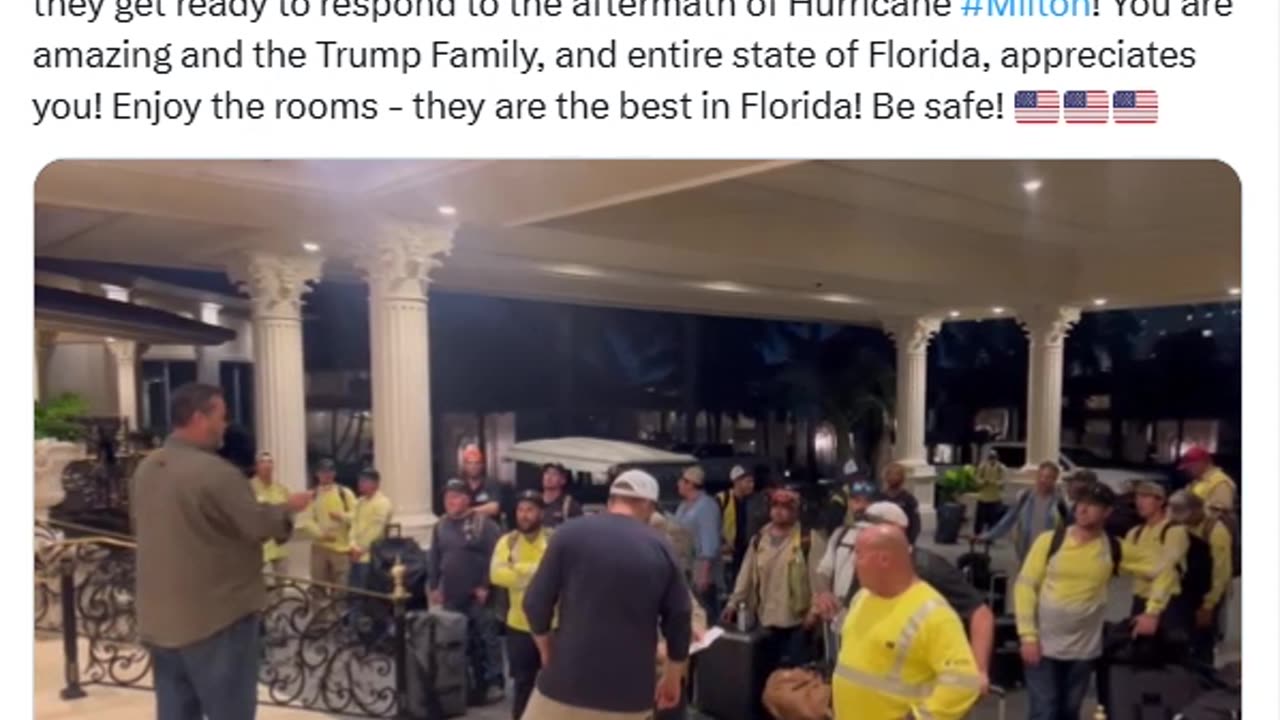 Trump Doral in Miami Florida Hosts Florida Power & Light Linemen