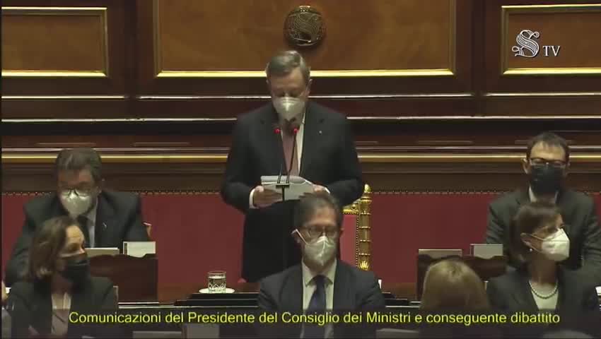 Mario Draghi, Senato, 17/2/21