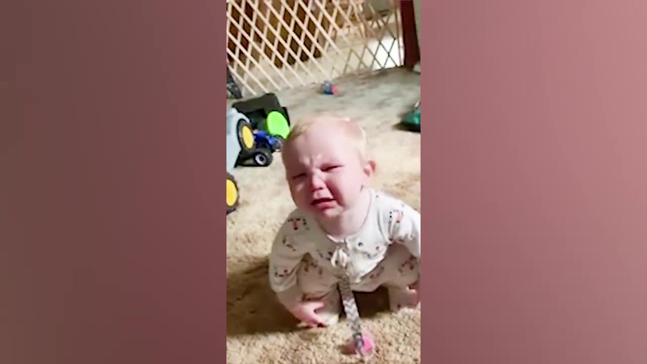 Baby funny moments on camera