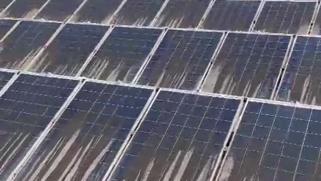 Water Sprinklers for Solar Power Plant