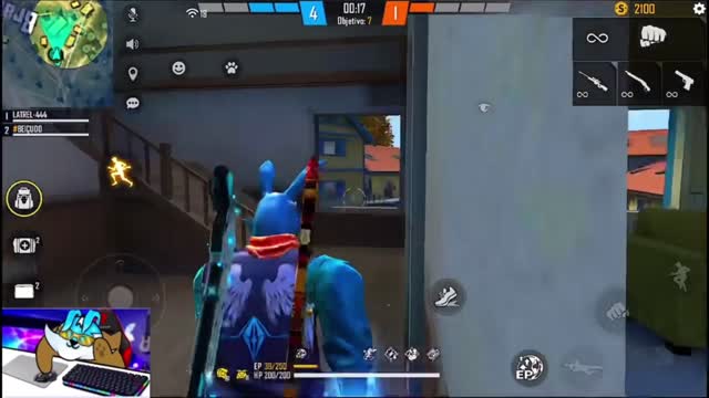 Free Fire EM 1 PESSOA wonderful god operation, learn quickly12