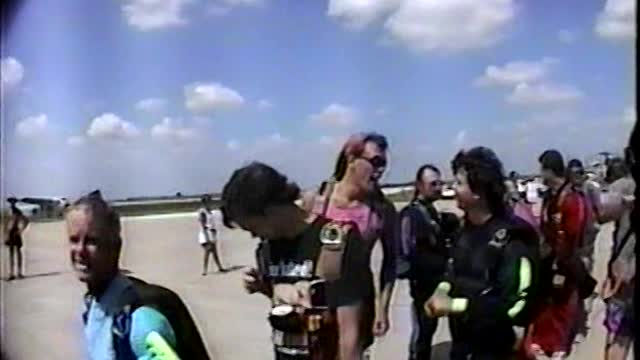 727 Jump at 1996 World FreeFall Convention Quincy, Illinois