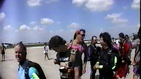727 Jump at 1996 World FreeFall Convention Quincy, Illinois