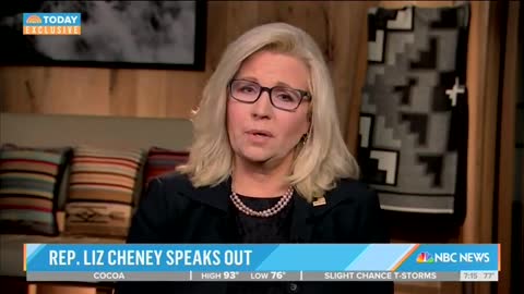 Liz Cheney will continue her fight on the Jan 6 hoax ad stabbing Trump in the back